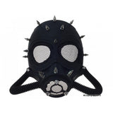 Steampunk studded Mask with hoses