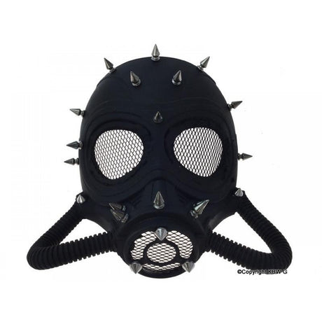 Steampunk studded Mask with hoses