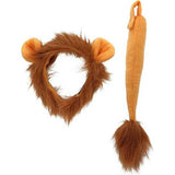 Lion Ears Plush Headband & Tail Kit