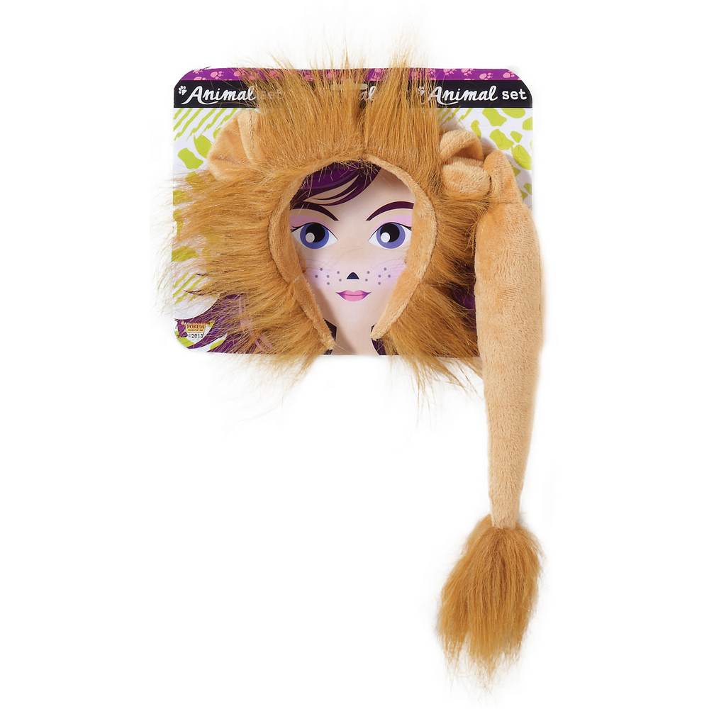 LION Kit d'animal avec bandeau et queue