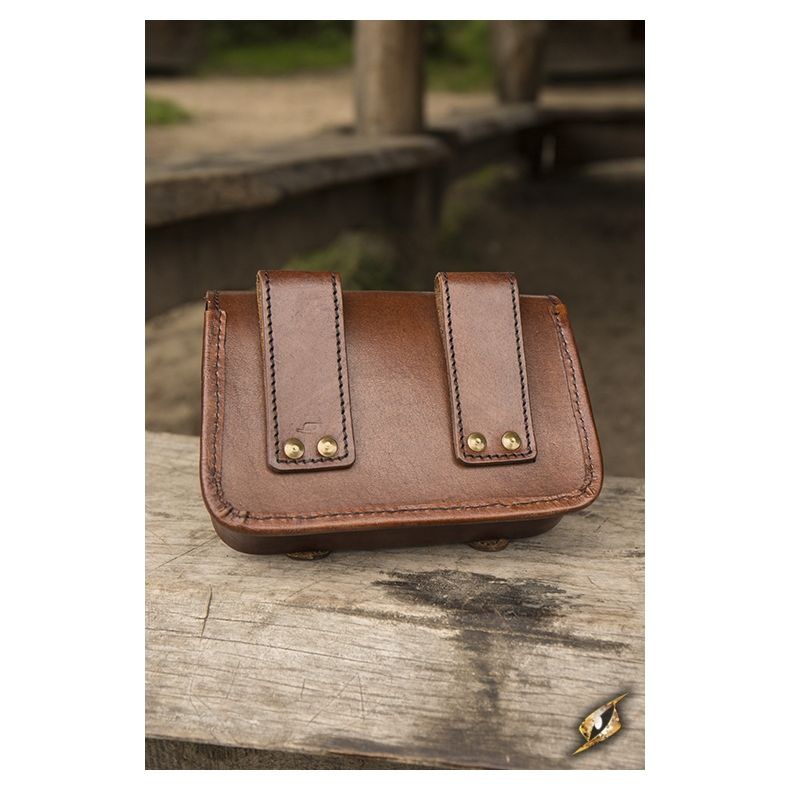 Leather Warrior Bag - Large 101663-large-brown-warrior-bag-back