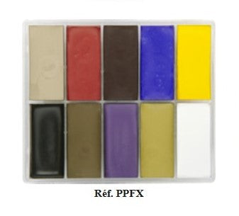 Maqpro Palette Fard Creme (Cream Makeup) 10 colors 1003 FX