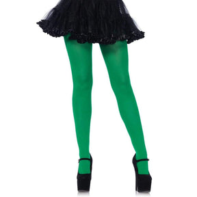 Plus Size Molli Spandex Tights 7666Q_legavenue-plus-size-nylon-lycra-tights-kelly-green