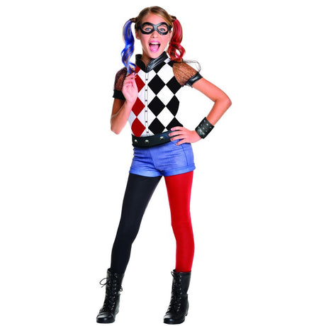 Deluxe Harley Quinn Girl Costume 6207124