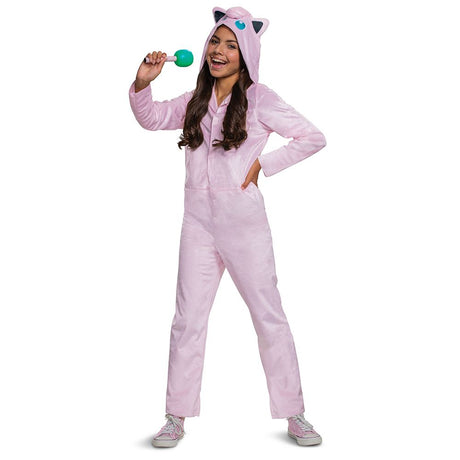 Jigglypuff Pokémon Jumpsuit - Unisex child costume 109249_teen_girl