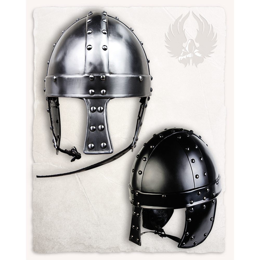 Mytholon Blacwin norman nasal helmet 987814-100572SL-Blacwin-Normannenhelm-klein-blank_2