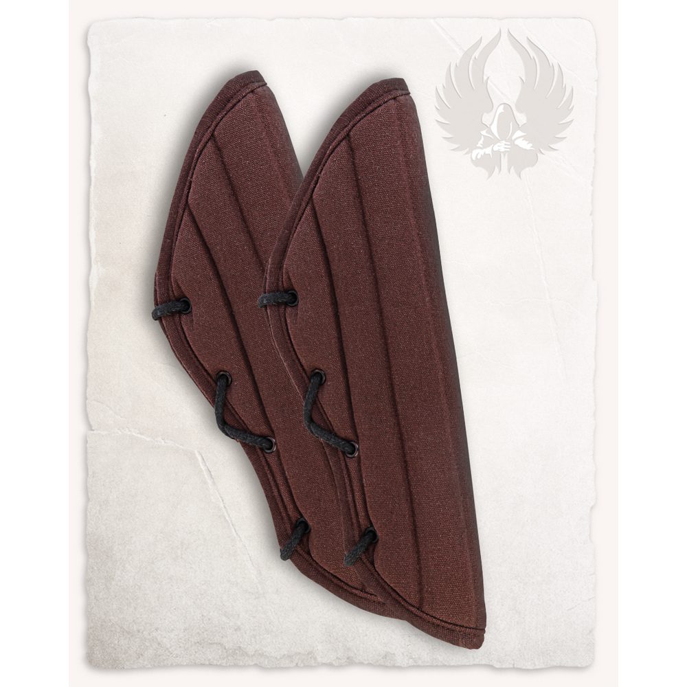Mytholon Leopold padded bracers 989991-100165SL-Leopold-Armpolster-Canvas-braun