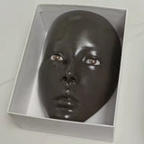 Visage mannequin de maquillage - Tête d'entraînement réutilisable en silicone