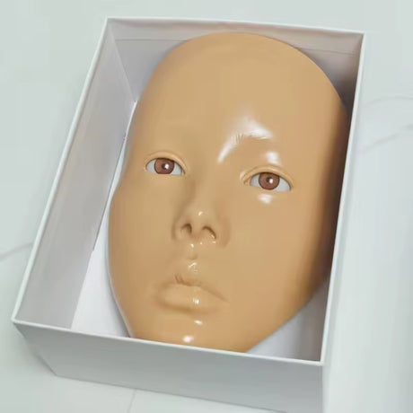Makeup Practice Face - Silicone Reusable Training mannequin Head