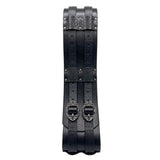Medieval Large Faux leather Ring Belt