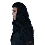 Perruque cosplay longue et ondulée pour homme