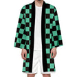 Long Casual kimono style cardigan- Green