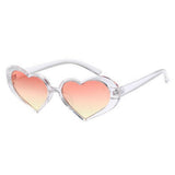 Ladies Heart-shaped Sunglasses  assorted colors