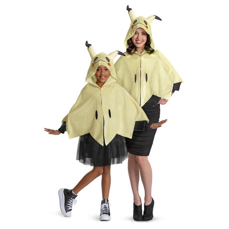 Mimikyu Cape à Capuche Pokémon - Costume Officiel Unisexe