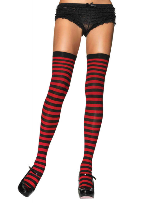 Nylon Stocking with Stripes 6005 6005