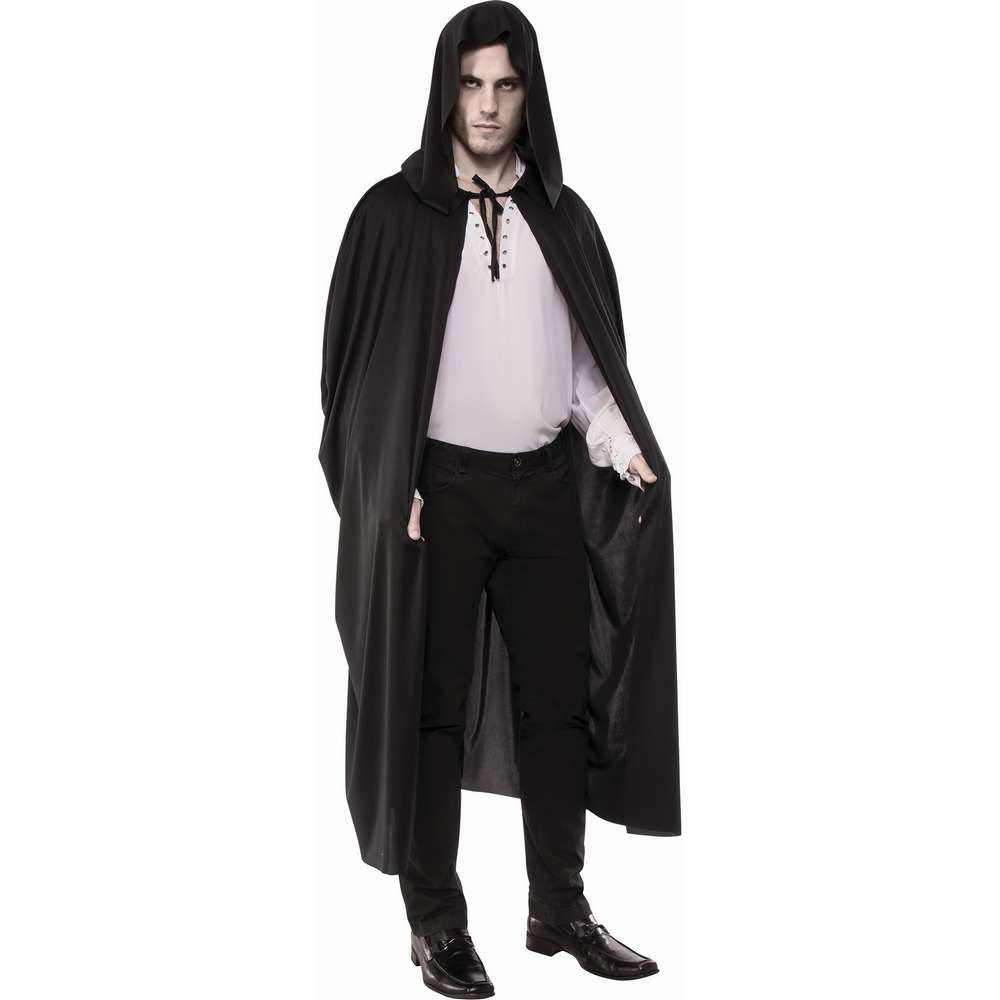 Full Length Fabric Hooded Cape