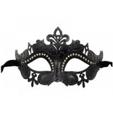 Venetian mask with crystals around eyes M7105Bk.JPG
