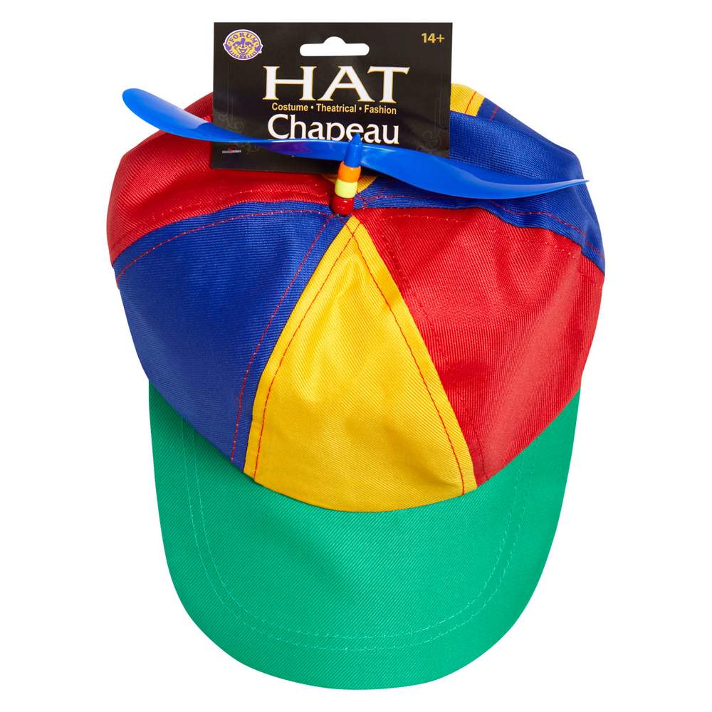 Chapeau à hélice multicolore - adulte