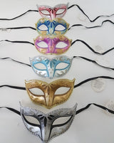 Venetian Mask small with glitter M - 6A