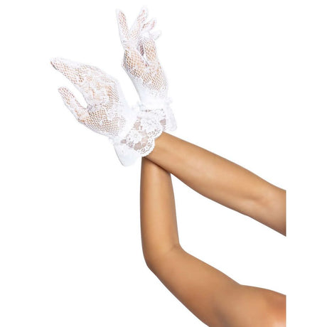 Wrist Length Lace Gloves