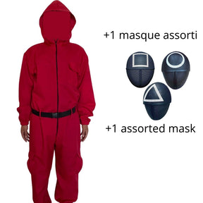 Statues game costume and mask
