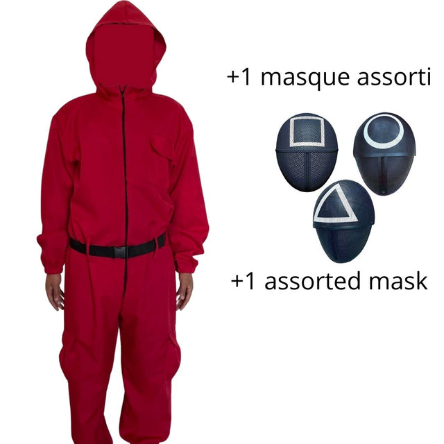 Statues game costume and mask