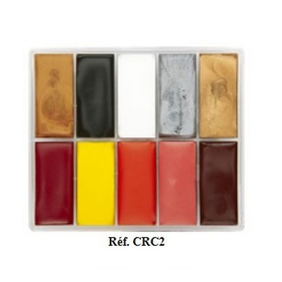 Maqpro Palette Fard Creme (Cream Makeup) 10 colors 10 colors CRC.2