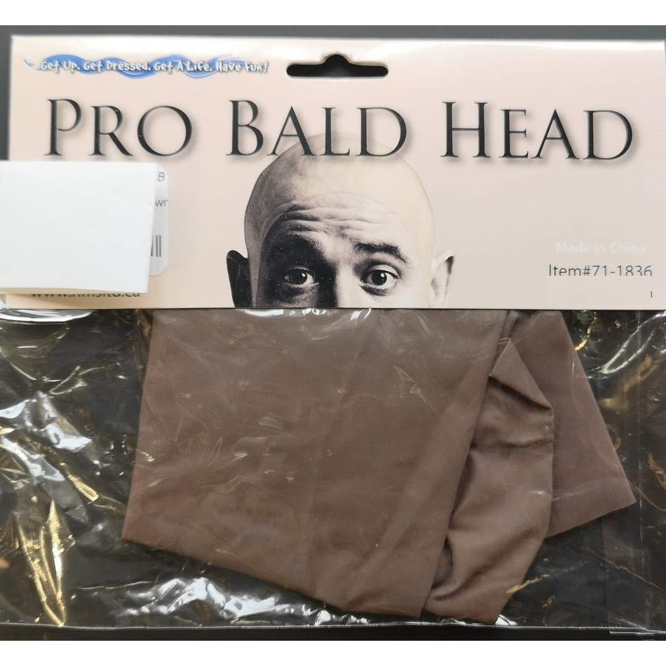 Pro Latex Bald Cap - Dark Brown