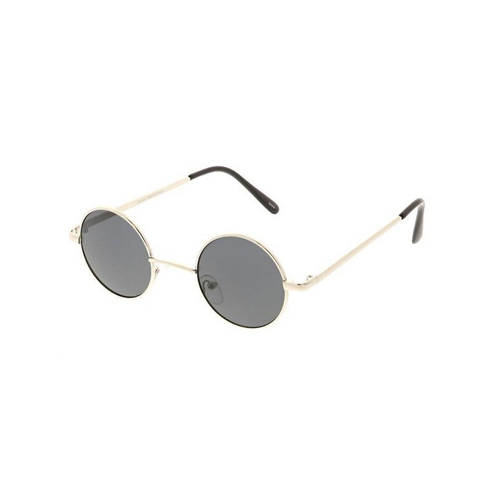Unisex Sunglasses Metal Classic Small Round Lennon 3104-2