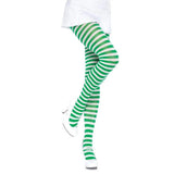Nylon Stripe Tights 7100