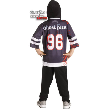 Ghost Face Hockey Jersey Child 137432back-logo