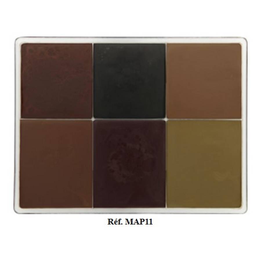 Maqpro Palette Fard Creme 6 colors E MAP11