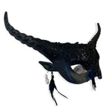 Venetian Devil Horned Mask with earrings