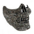 Skull Jaw Mask with rhinestones M0387S