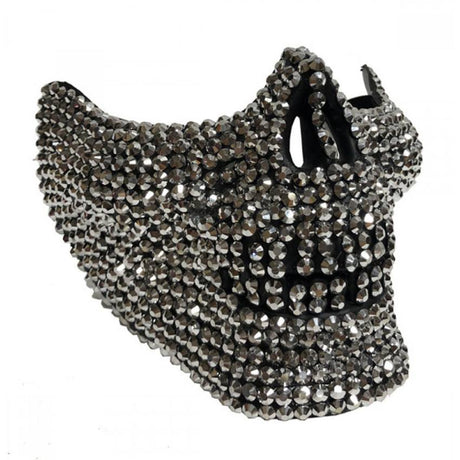 Skull Jaw Mask with rhinestones M0387S
