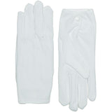 Gants de parade avec boutons-pression - blanc