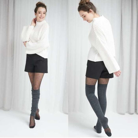 Leg Warmers 23" Solid Merino wool 5269