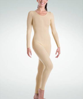 Women Long Sleeve Unitard MT217 MT217_nude