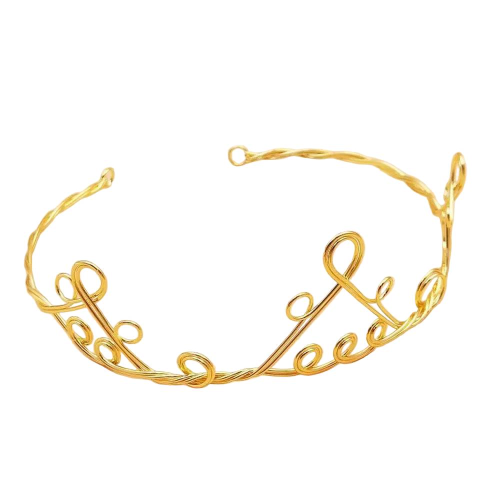 Peak Circlet Tiara – Twisted Wire Fantasy Elven Crown
