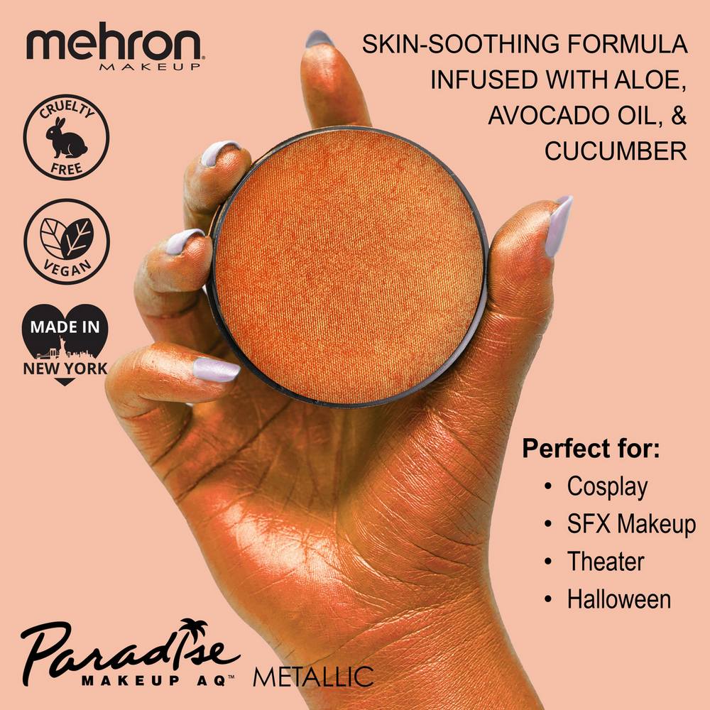 MEHRON Paradise Makeup AQ FX Metallic & Neon 800-BOO-INFO1__07092