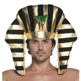 Coiffe de Pharaon Némès - Noir et Or