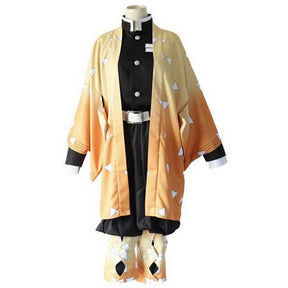 Demon killer cosplay Costume Yellow Demon killer cosplay Yellow2