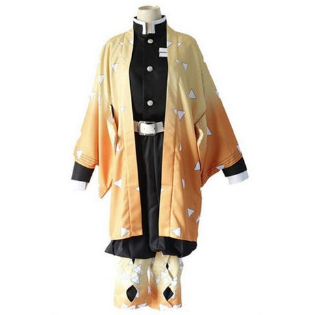 Demon killer cosplay Costume Yellow Demon killer cosplay Yellow2