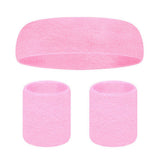 80s Neon Sweatband Set with headband and wristbands