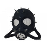 Steampunk studded Mask with hoses M39259B_1