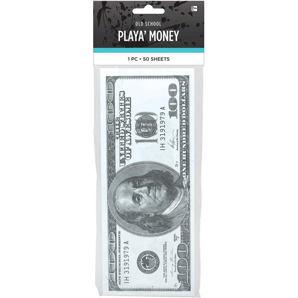 Gros Faux billets de 100 $ de Playa' Large Money - 50 billets
