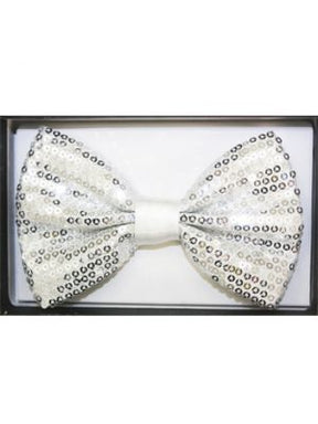 Sequin Bow Tie 02 025_White