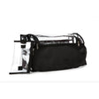 Professional large clear PVC makeup bag with handles and detachable tissue Pouch