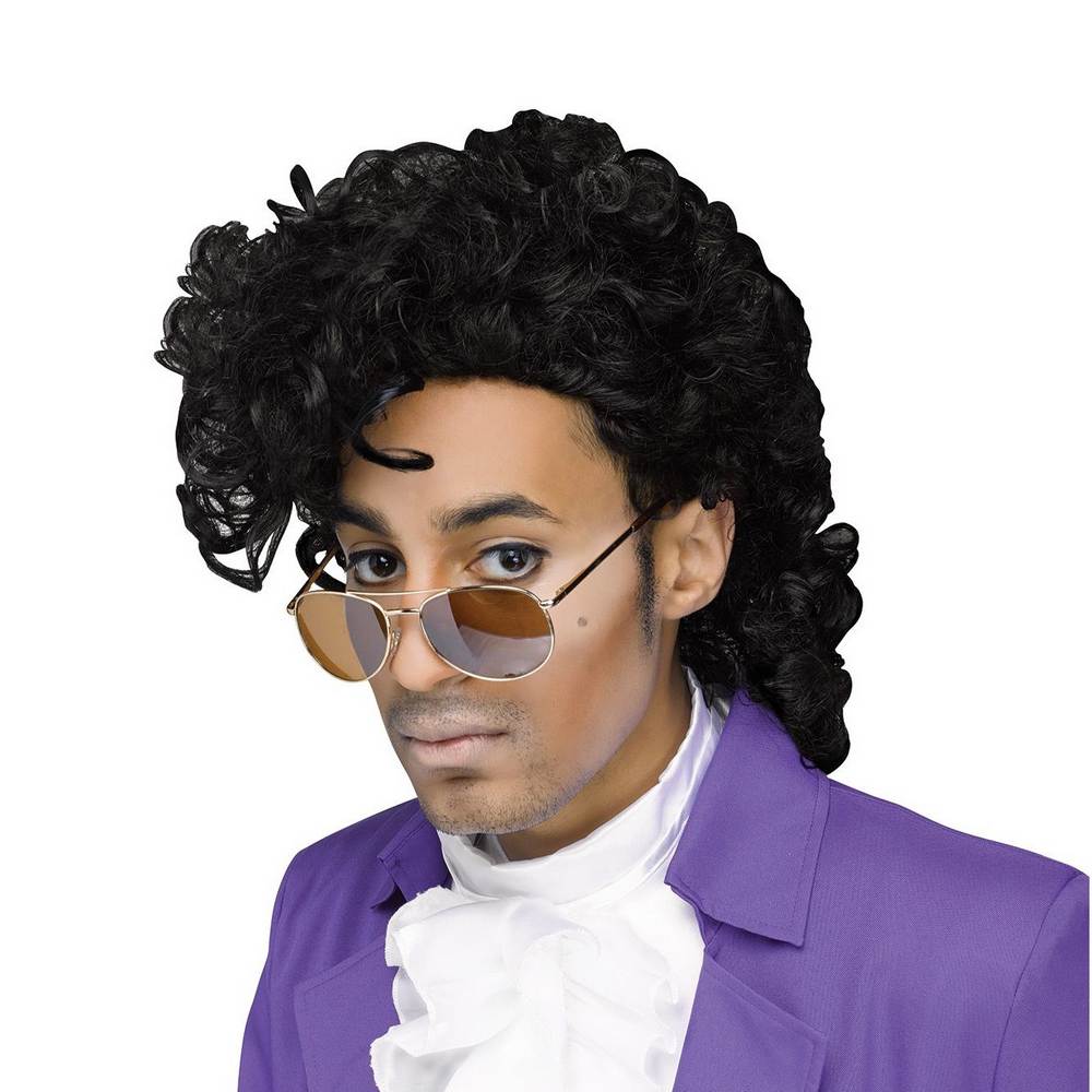 Purple pain Rock Royalty WIG - black