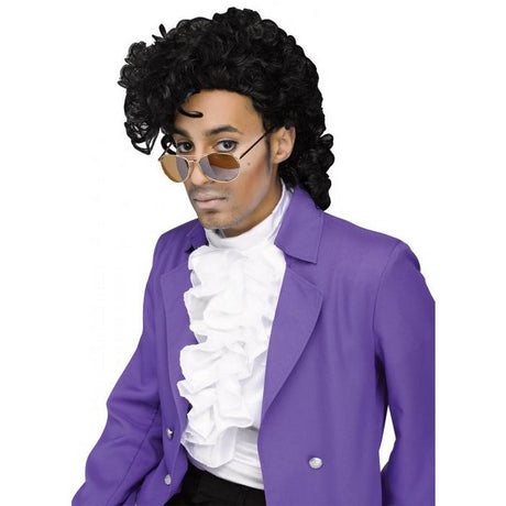 Purple pain Rock Royalty WIG - black